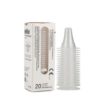 Thumbnail for Braun ThermoScan thermometer with filter attached