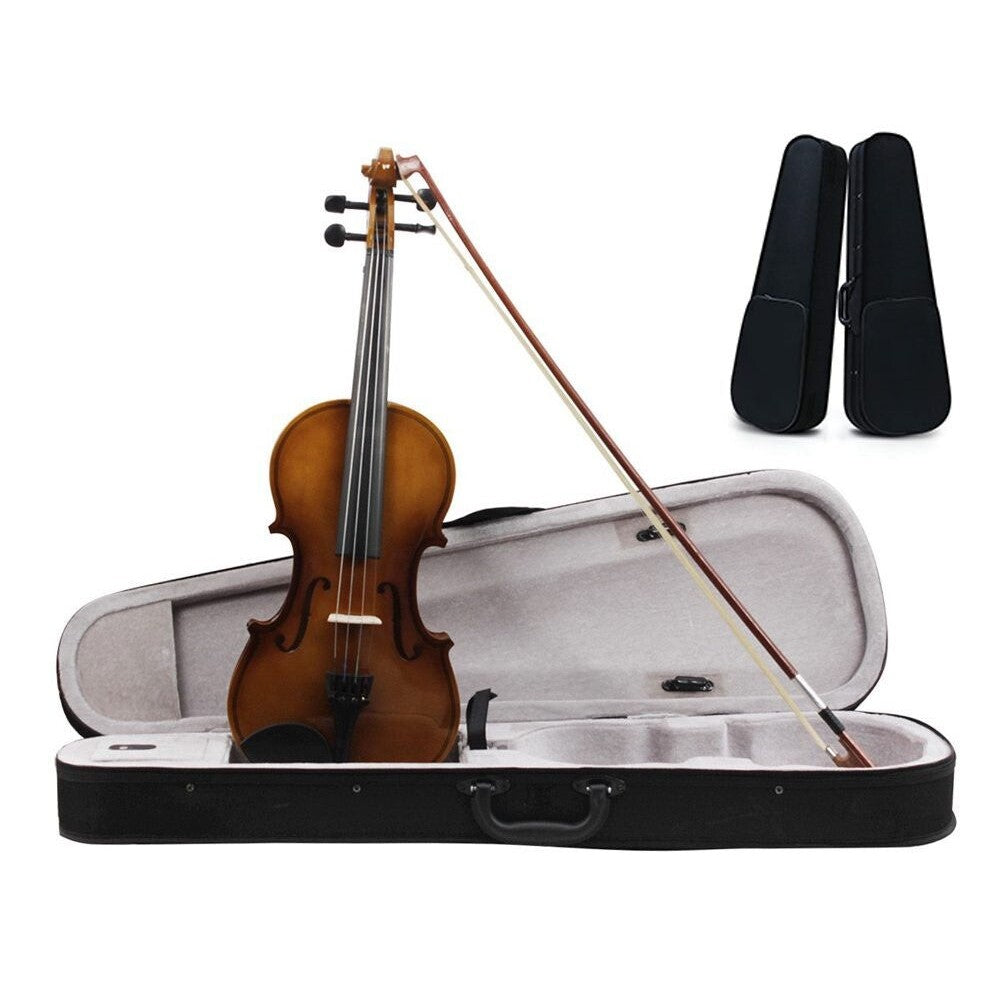 Violin kit packed for easy transport