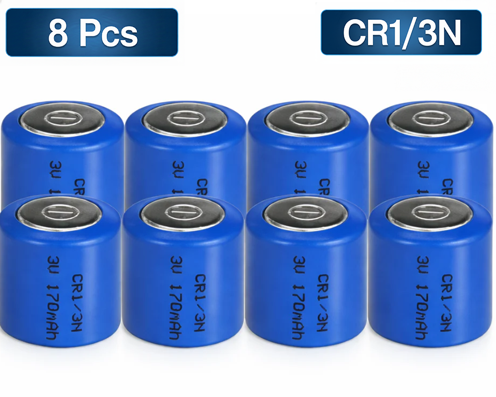 8PCS CR1/3N Lithium Battery 2L76, K58L, DL1/3N, 5018LC, CR11108, CR1/3N, CR13N