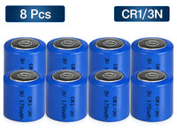 Thumbnail for 8PCS CR1/3N Lithium Battery 2L76, K58L, DL1/3N, 5018LC, CR11108, CR1/3N, CR13N