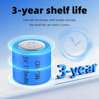 Thumbnail for 8PCS CR1/3N Lithium Battery 2L76, K58L, DL1/3N, 5018LC, CR11108, CR1/3N, CR13N