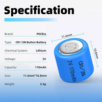 Thumbnail for 8PCS CR1/3N Lithium Battery 2L76, K58L, DL1/3N, 5018LC, CR11108, CR1/3N, CR13N