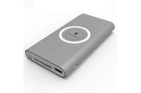 Thumbnail for Close-up of USB input and output ports on power bank