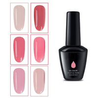 Thumbnail for Gel nail polish bottles with labels