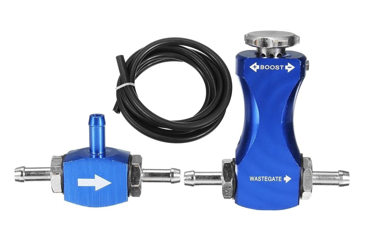 Boost controller with mounting bracket and screws