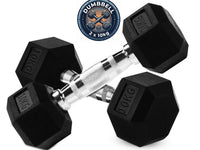 Thumbnail for Dumbbell Set - 2 x 10kg Hex Weights