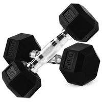 Thumbnail for Dumbbell Set - 2 x 10kg Hex Weights