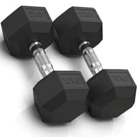 Thumbnail for Dumbbell Set - 2 x 10kg Hex Weights