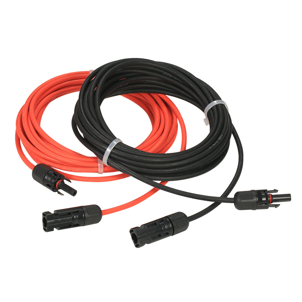 Solar cable with copper conductor visible