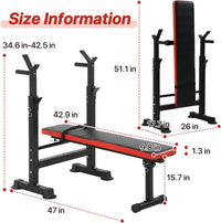 Thumbnail for Weight Bench Sit Up Bench