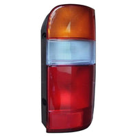 Thumbnail for Tail light lens detail showing clear and red sections