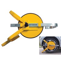 Thumbnail for Wheel clamp with soft grip handles for easy use