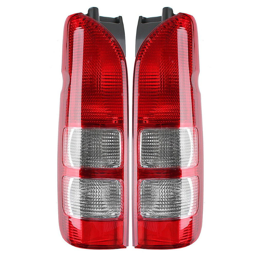 Pair of Toyota Hiace tail lights in black housing