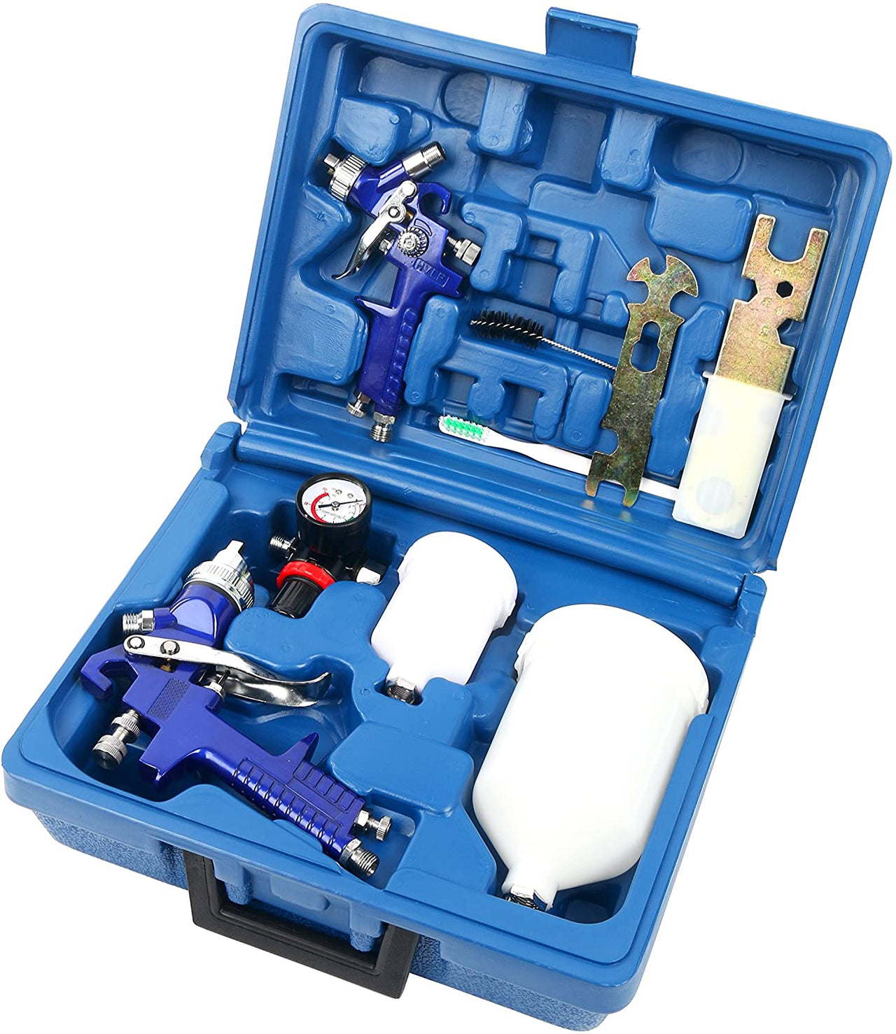 Spray gun with 600ml plastic colour cup