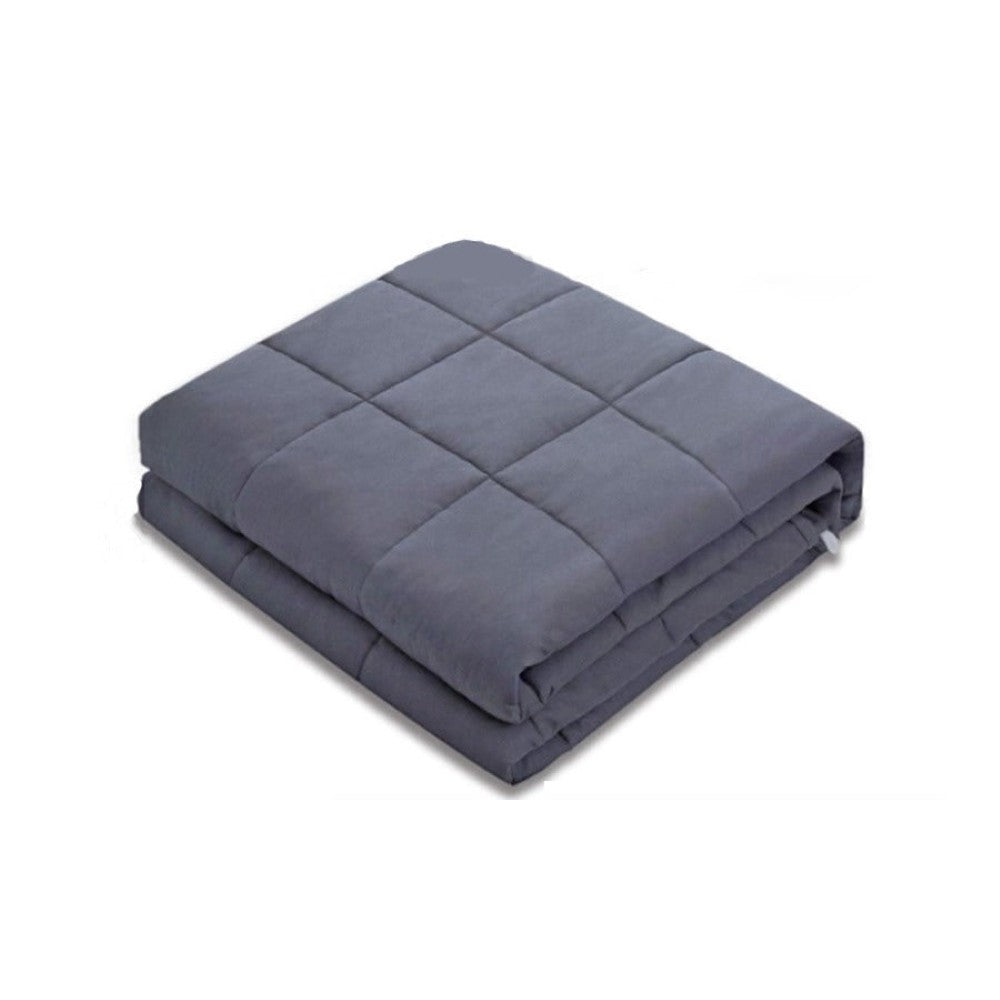 Weighted blanket 68kg grey colour full view