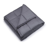 Thumbnail for Weighted cotton blanket 9kg grey colour