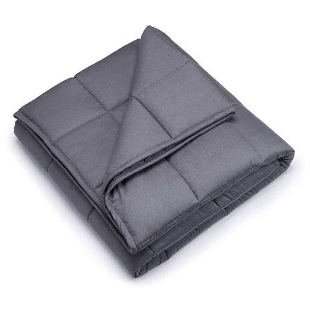 Weighted blanket with soft microfibre fabric
