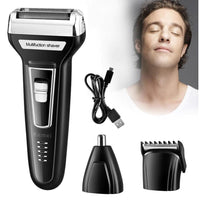 Thumbnail for Electric shaver hair trimmer with two interchangeable knife heads