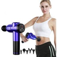 Thumbnail for Deep tissue massager package including five massage heads
