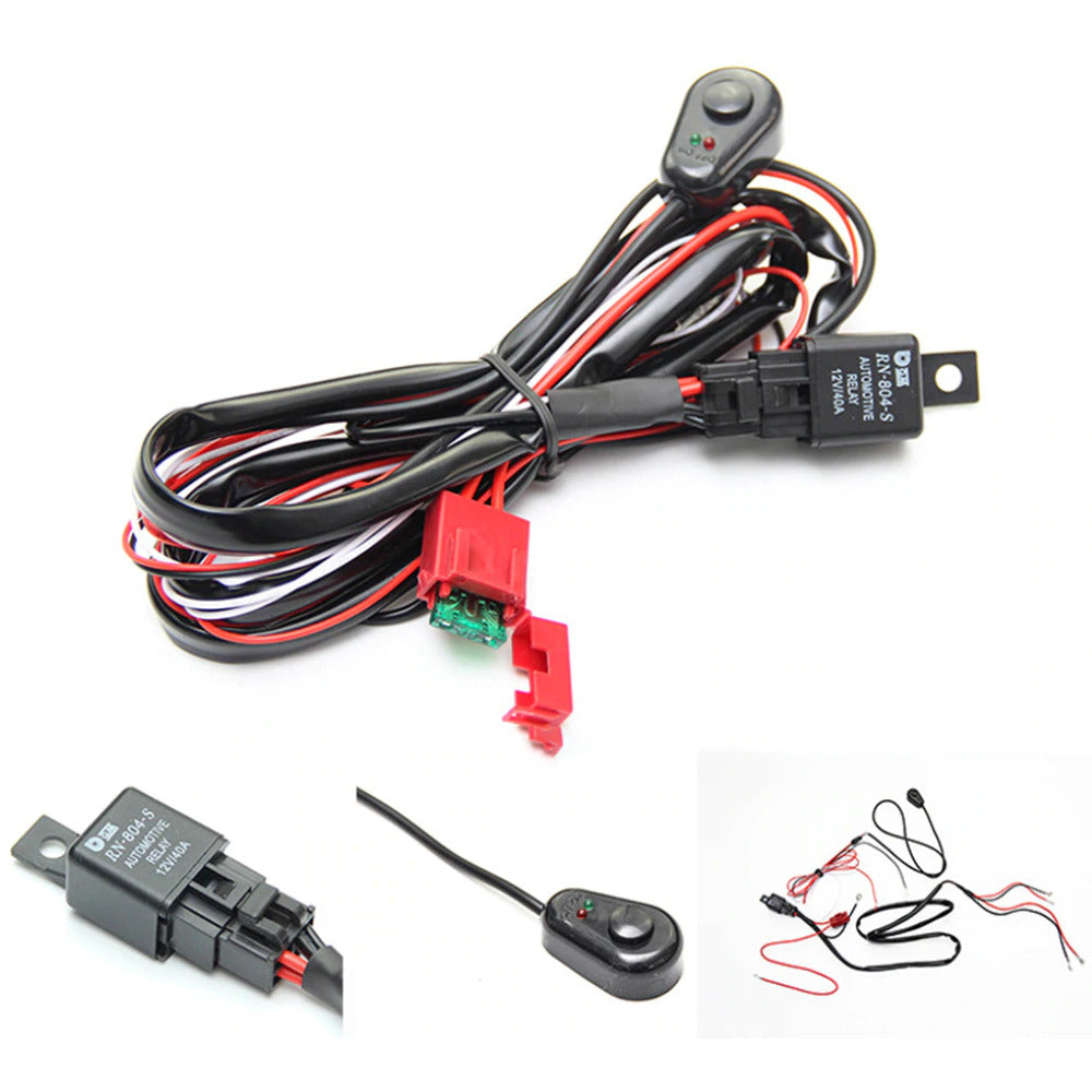 Wiring harness inline blade fuse detail