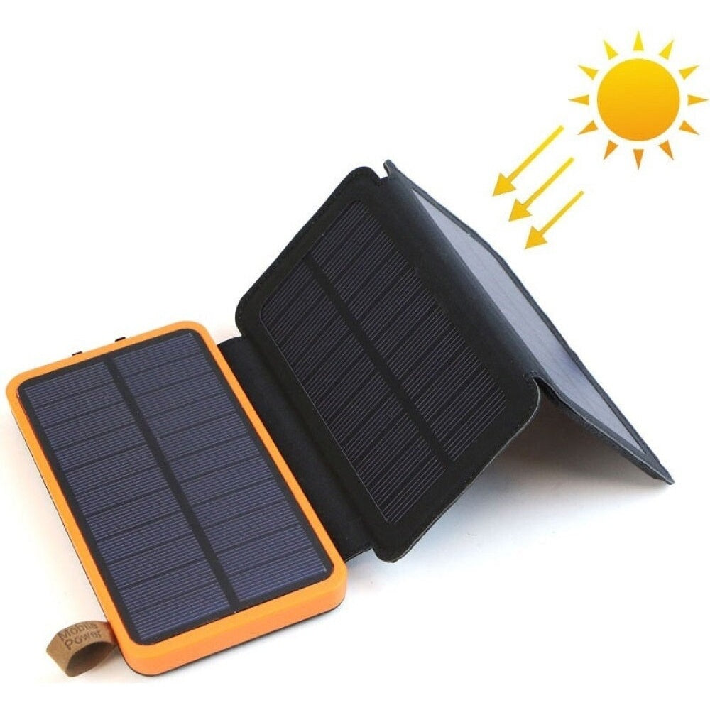 Power bank used during hiking trip