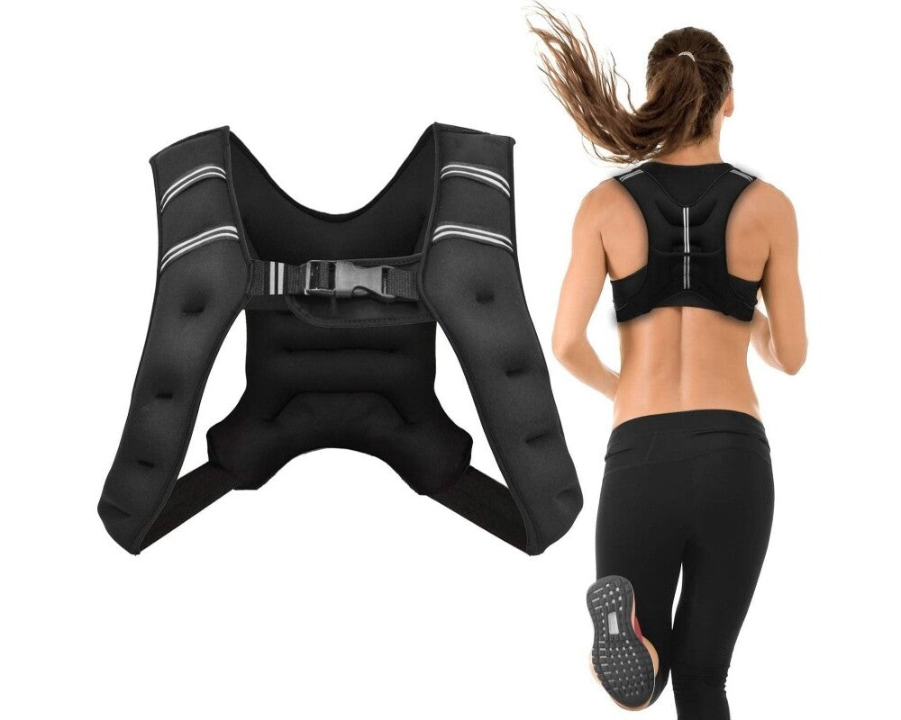 Weighted vest adjustable straps for different sizes