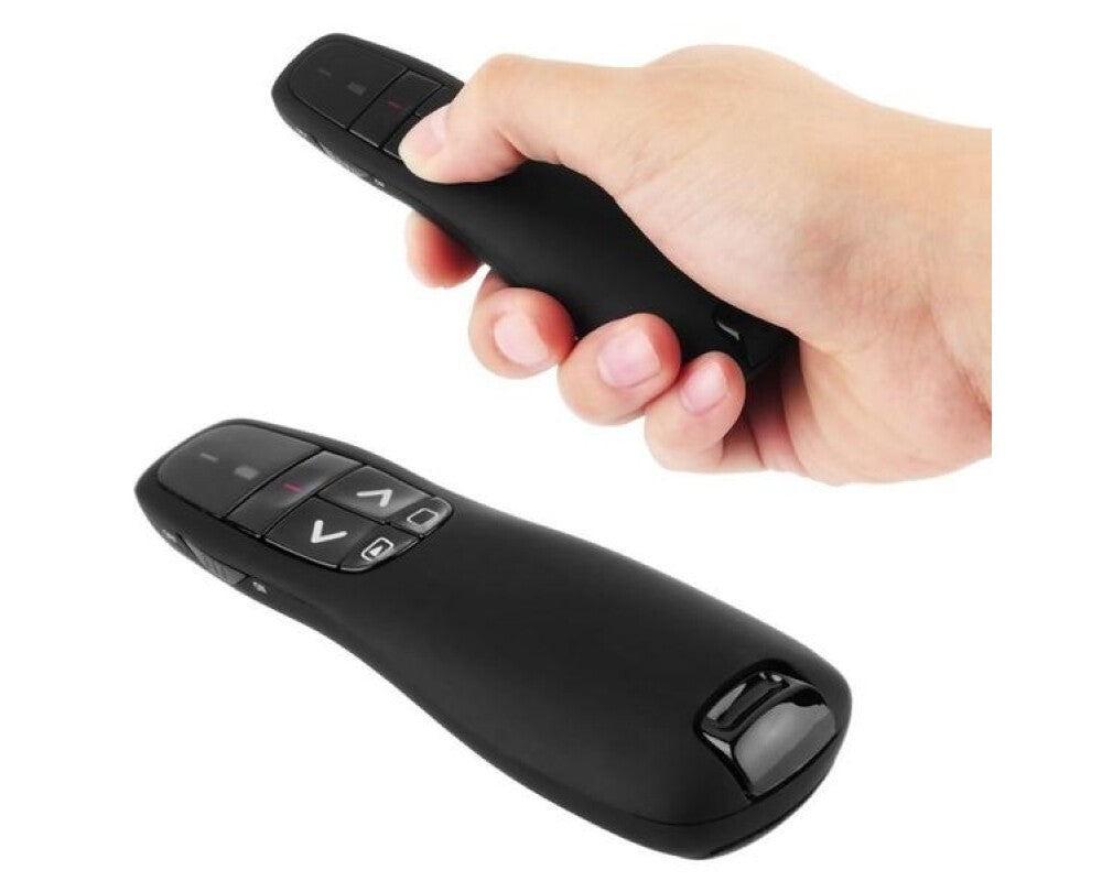 Compact presenter remote ready for meetings
