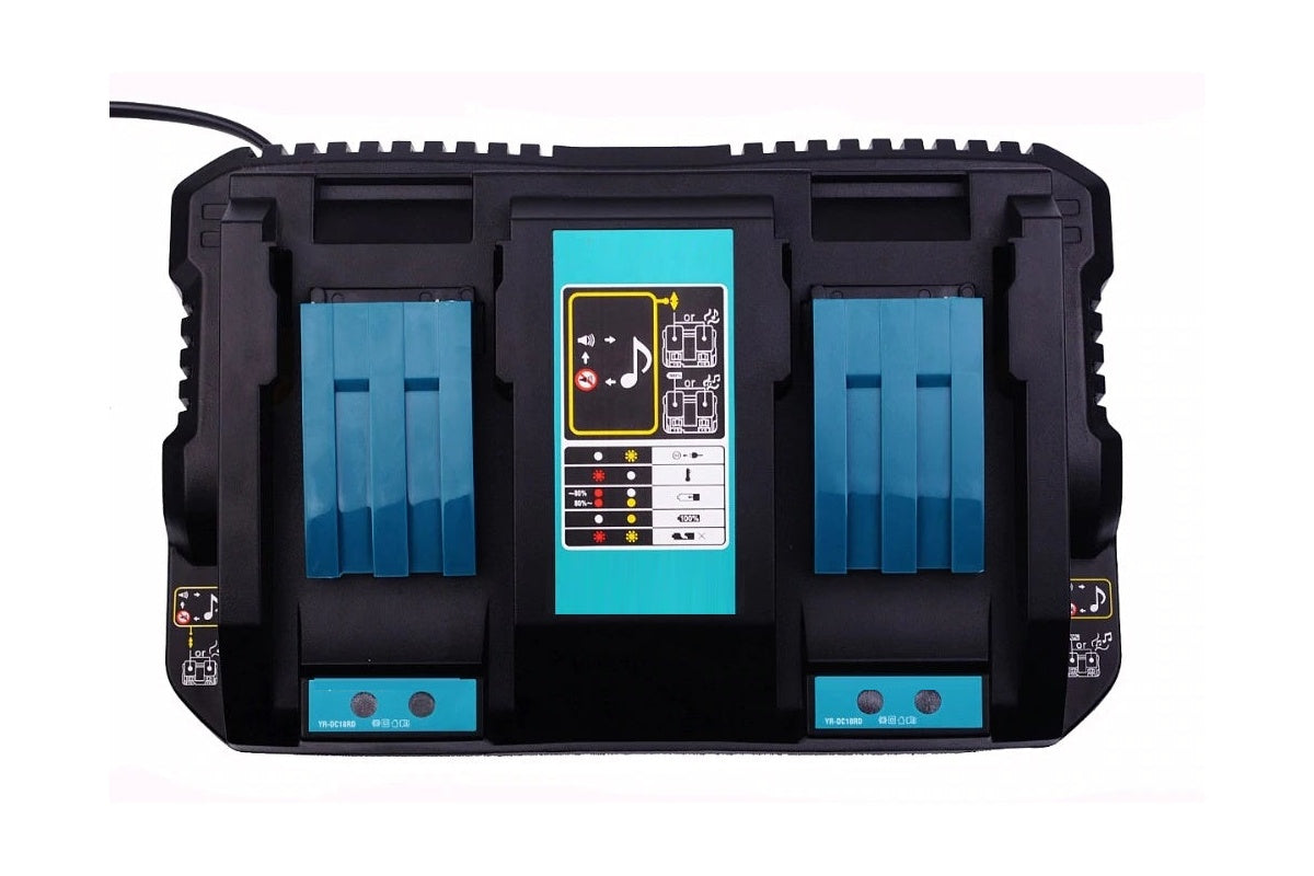 Makita charger compatible with multiple battery models