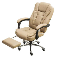 Thumbnail for Office gaming computer chair with high backrest and black fabric