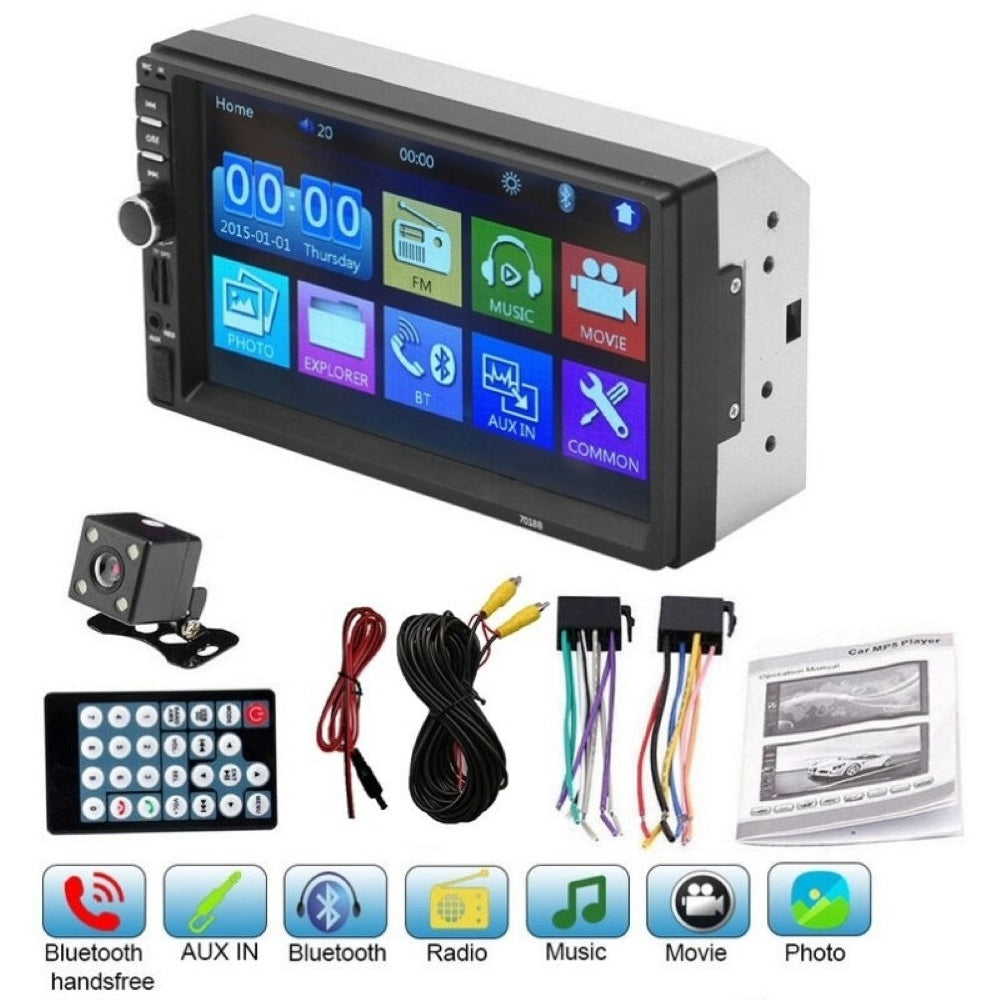 Car stereo remote control with buttons