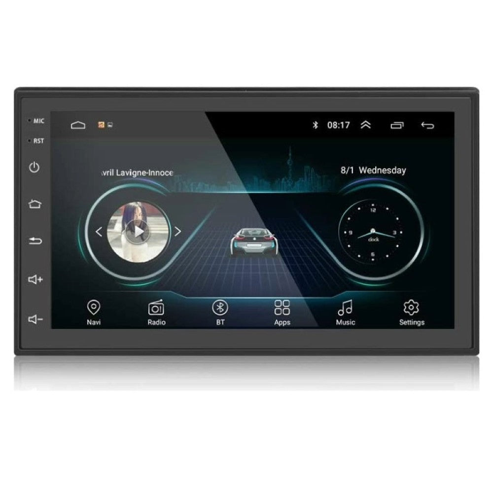 Car stereo system double din 7 inch touchscreen display