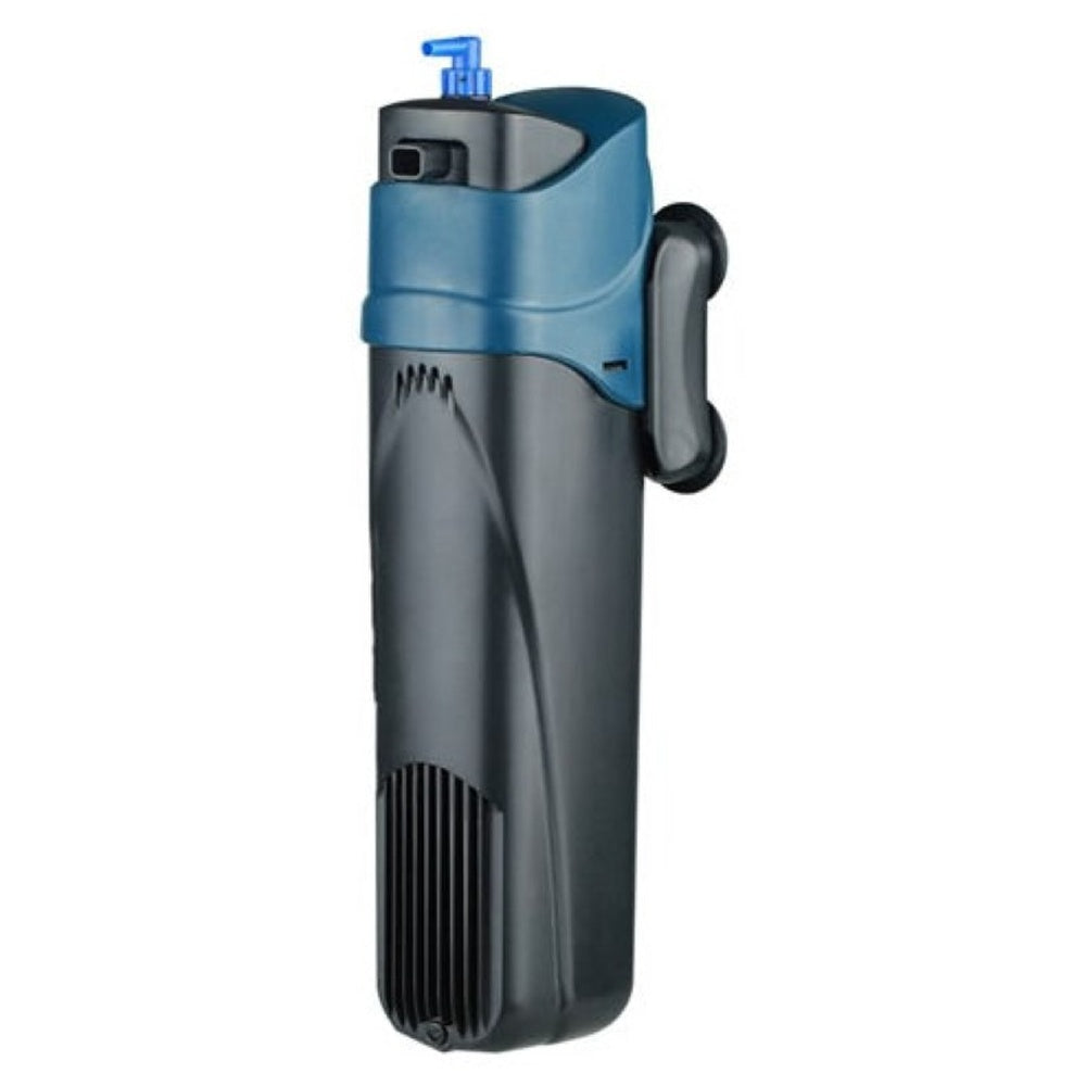 Filter installed inside aquarium