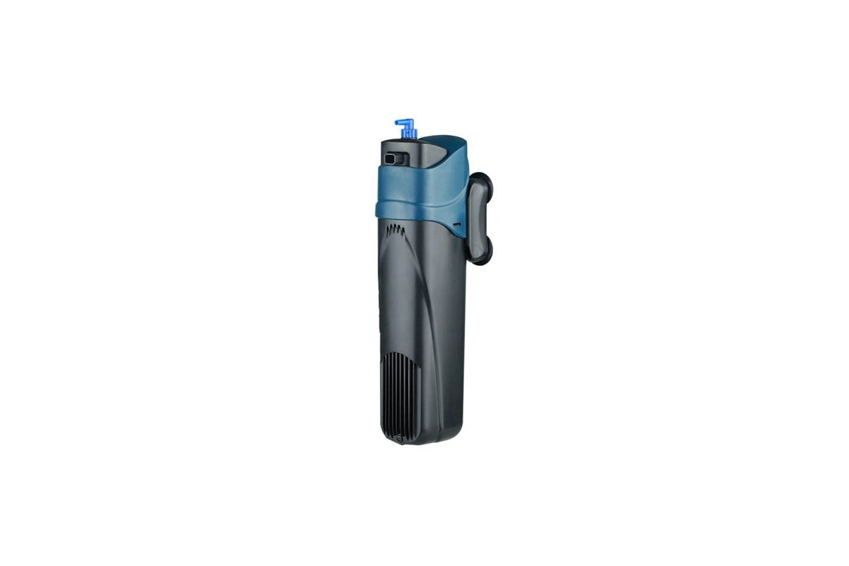 UV lamp inside submersible filter