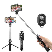 Thumbnail for Foldable selfie stick Bluetooth remote control with 10m range