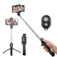 Thumbnail for Foldable Selfie Stick Bluetooth Selfie Stick
