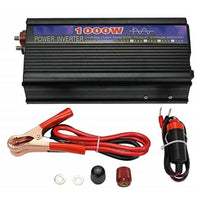 Thumbnail for Pure sine wave inverter 1000W 12V lightweight design held in hand