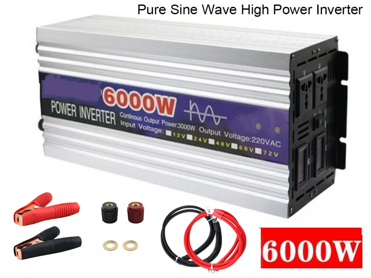 Pure Sine wave Inverter 6000W 12V