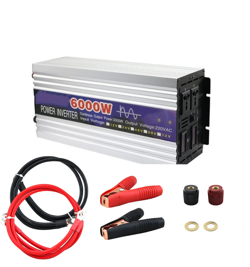 Inverter showing cooling vents and metal casing