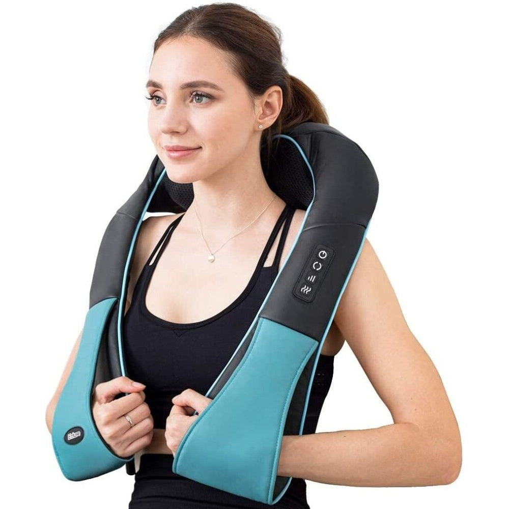 Neck massager shiatsu 3D kneading blue