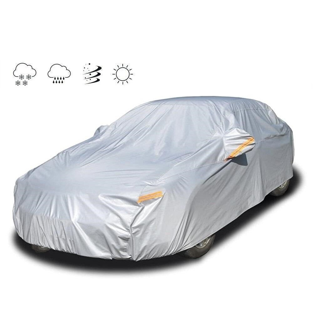 Car cover fitting Mazda 6 sedan in NZ driveway