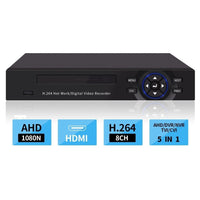 Thumbnail for DVR recorder CCTV 8 channel front view with ports