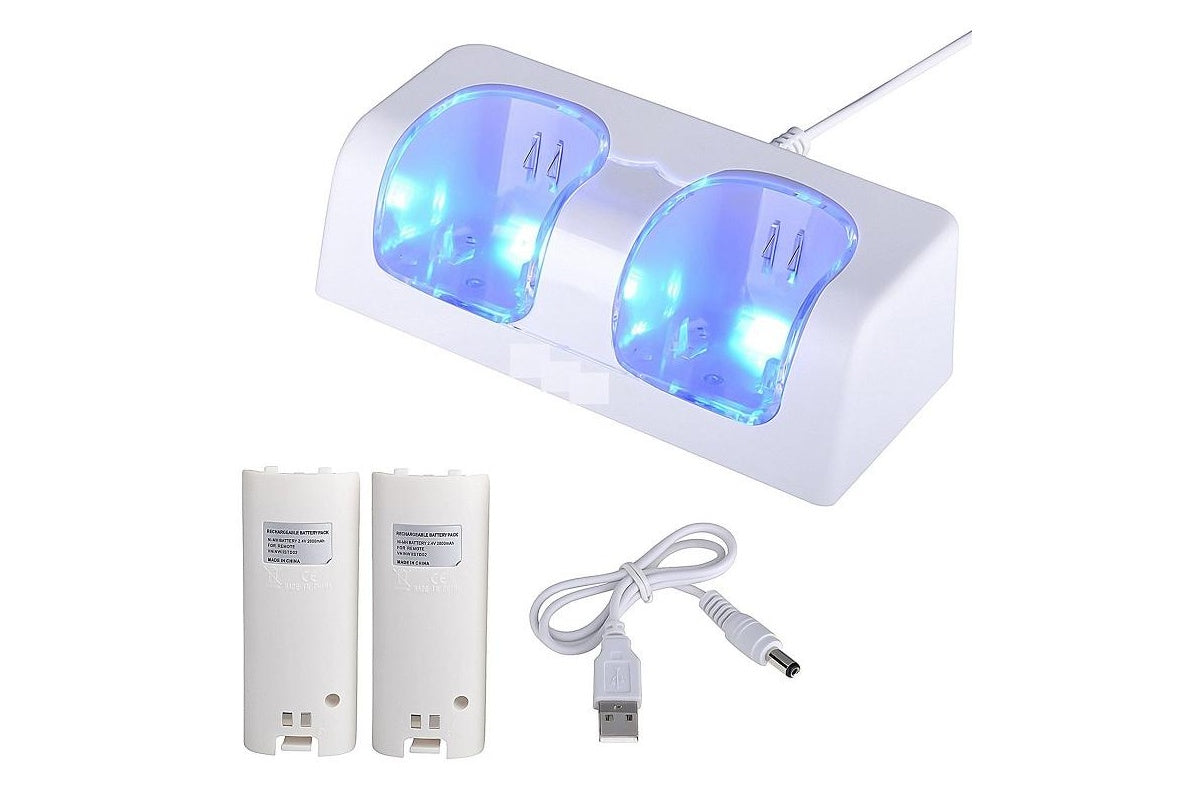 Dual wii battery charger