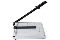 Thumbnail for Side view of paper cutter with adjustable paper guide