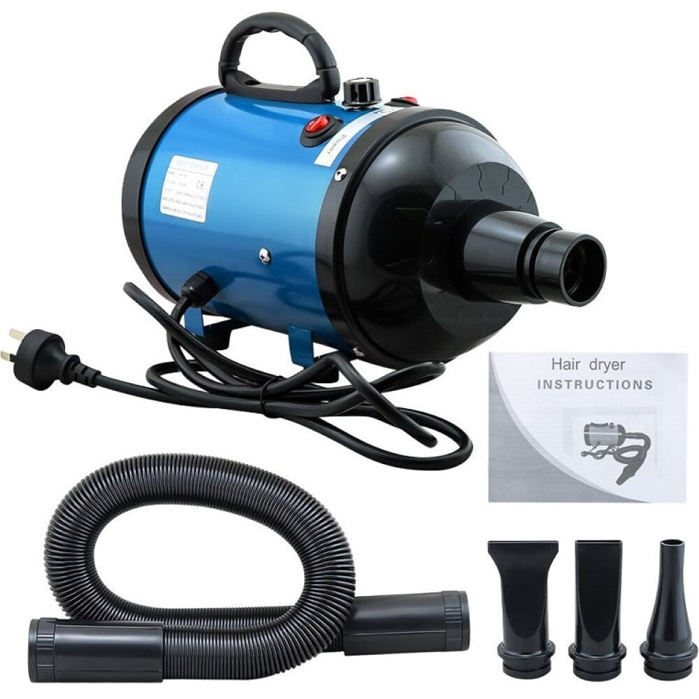 Hair dryer with ergonomic handle