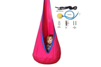 Thumbnail for Kids Pod Swing Chair Tent Hanging Seat Hammock (Pink)