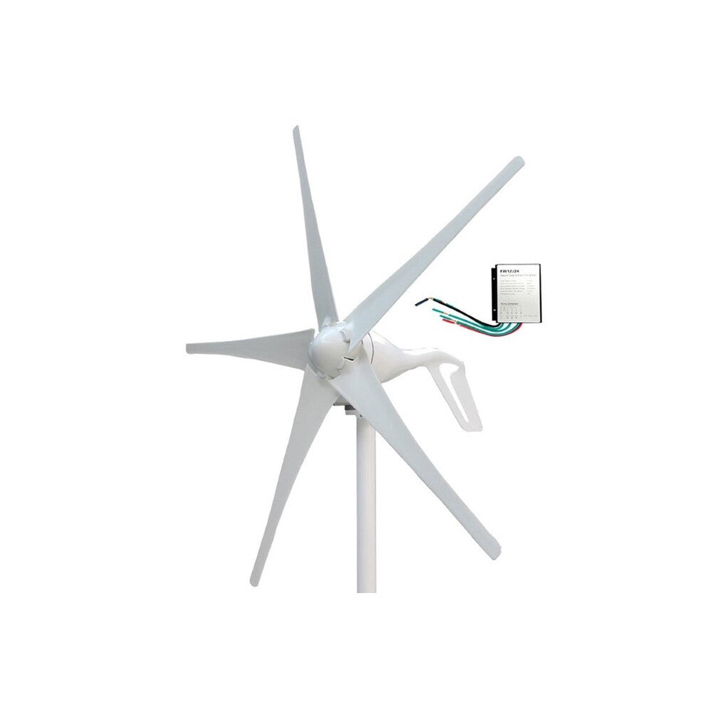 Wind turbine top view showing blade layout