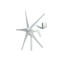 Thumbnail for Wind turbine top view showing blade layout