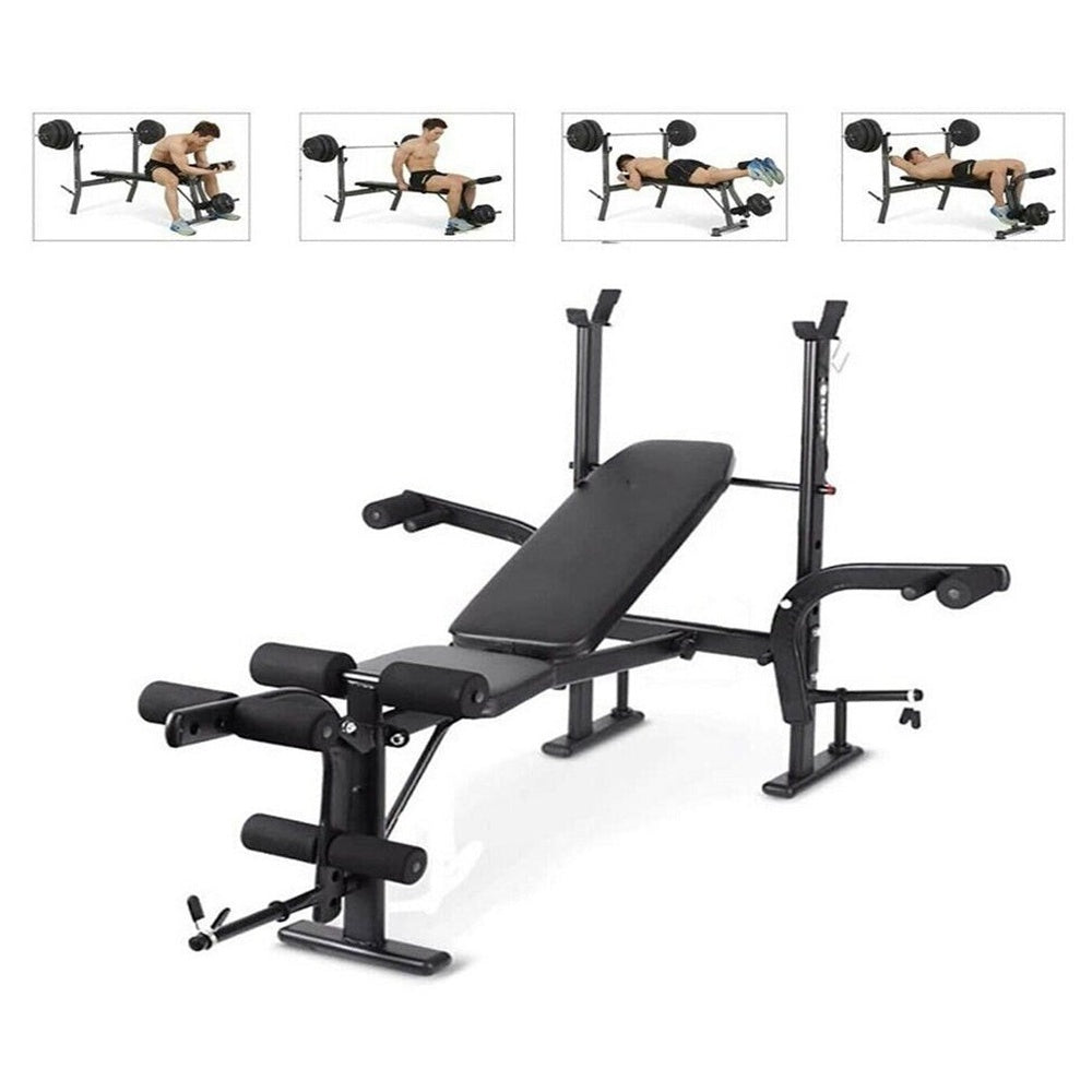 Weight bench with sturdy steel frame