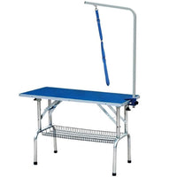 Thumbnail for Foldable pet grooming table with stainless steel frame