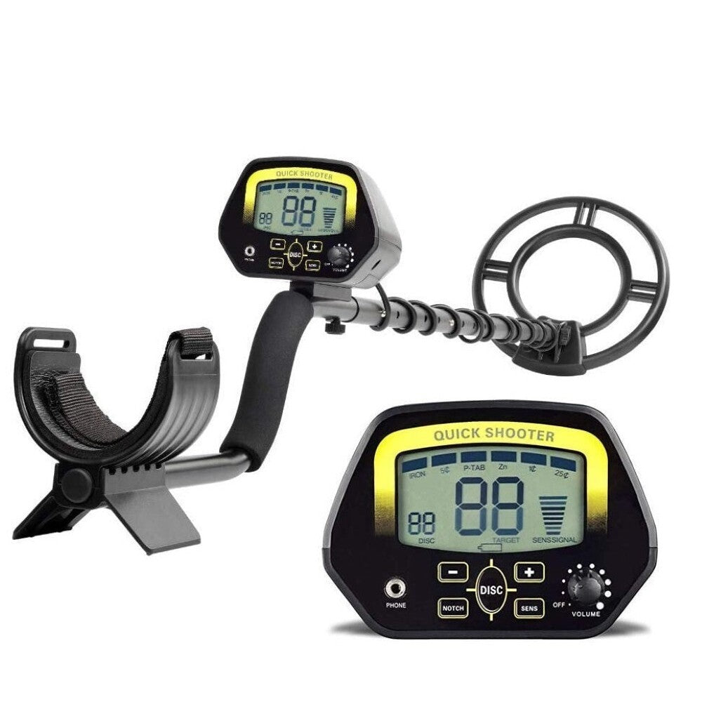 Metal detector MD3030 with LCD screen and controls